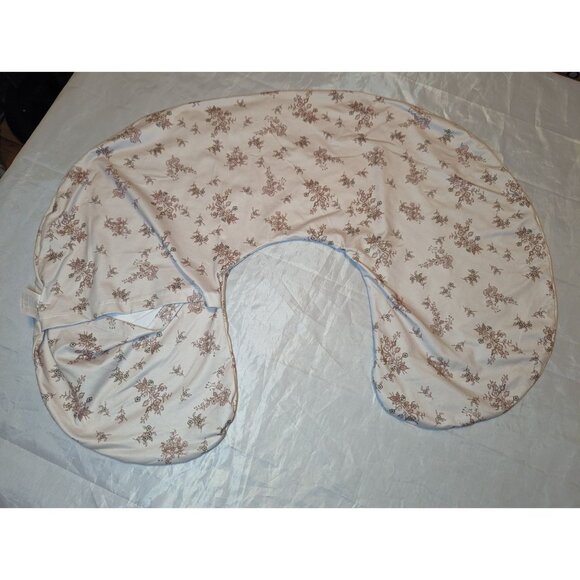 Unbranded Nursing Pillow Cover Sheet Floral Off White - Picture 7 of 10